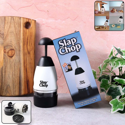 Slap Chop Hand Press Vegetable Fruit Chopper (1 Pc) - Zidbik