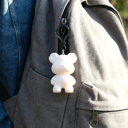 Cute Bear Figure Keychain (1 Pc) - Zidbik