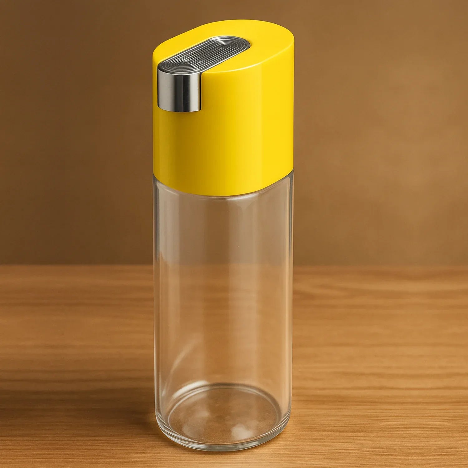 500 Ml Automatic Oil Dispenser Bottle With One-touch Controlled Pour Spout (1 Pc) - Zidbik