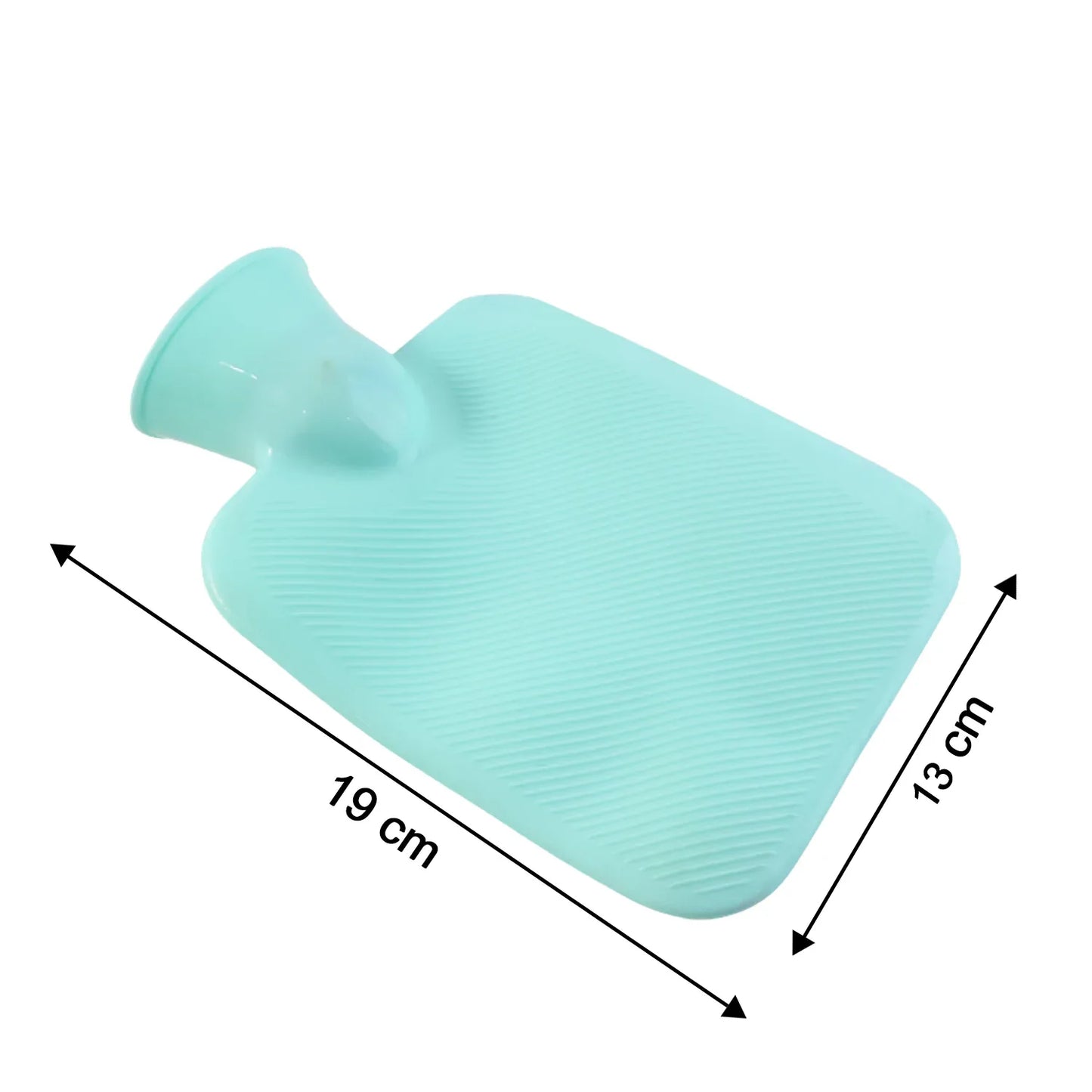 Premium Quality Rubber Hot Water Bag (19 X 13 Cm 1 Pc) - Zidbik