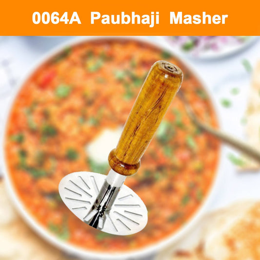 0066 Paubhaji Masher Used In All Kinds Of Household And Kitchen Places For Mashing And Making Paubhajis. - Zidbik