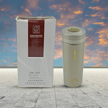 12517 Vacuum Insulated Stainless Steel Flask Water Beverage Travel Bottle Bpa Free Leakproof Portable For Officegymschool (1 Pc) - Zidbik