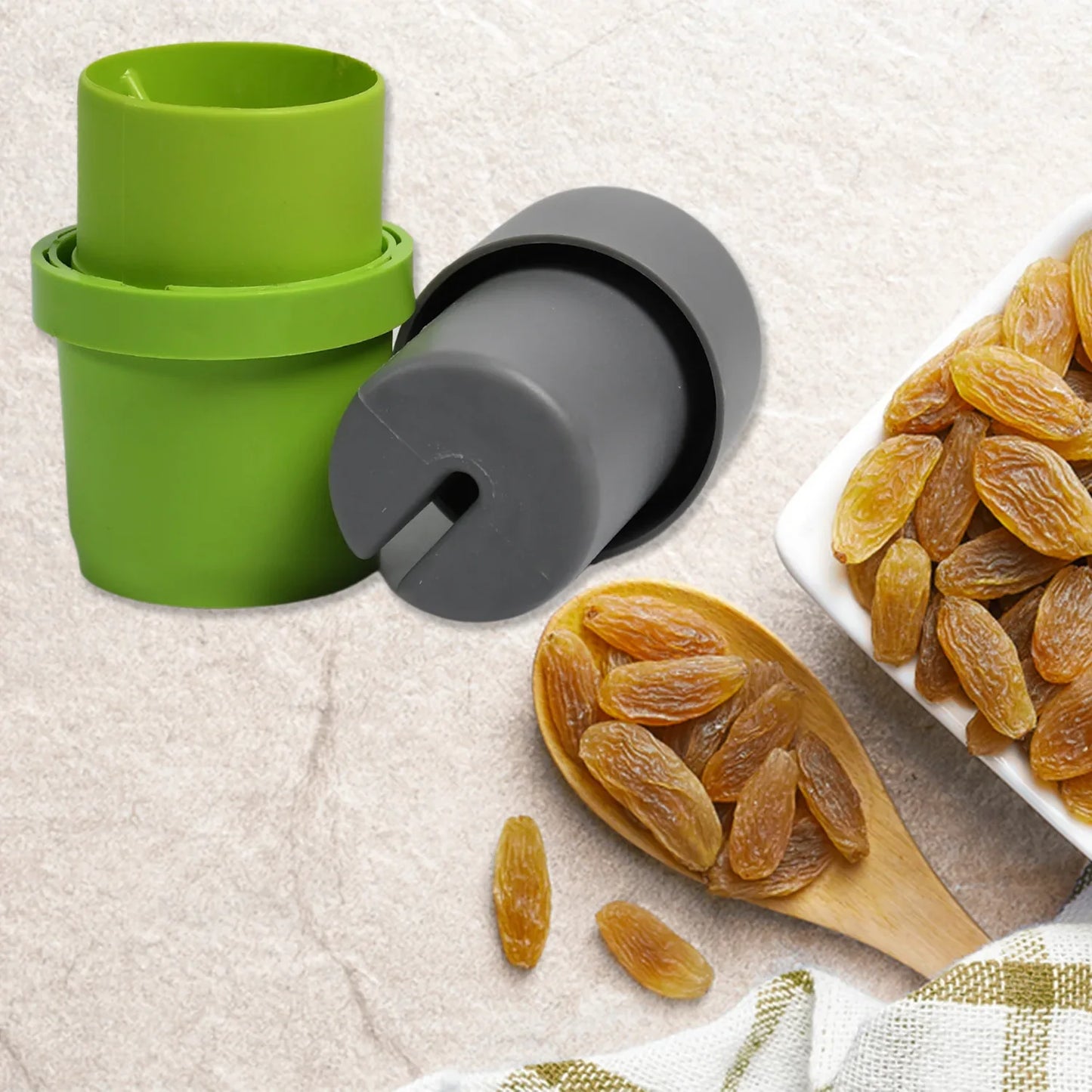 5333 Plastic Dry Fruit And Paper Mill Grinder Slicer Chocolate Cutter And Butter Slicer With 3 In 1 Blade Standard Multicolor - Zidbik