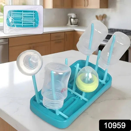 Baby Feeding Bottle Drying Rack (1 Pc Set) - Zidbik