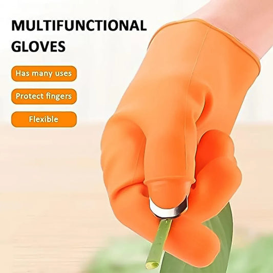 Gloves Silicone Thumb Knife Finger Protector - Zidbik