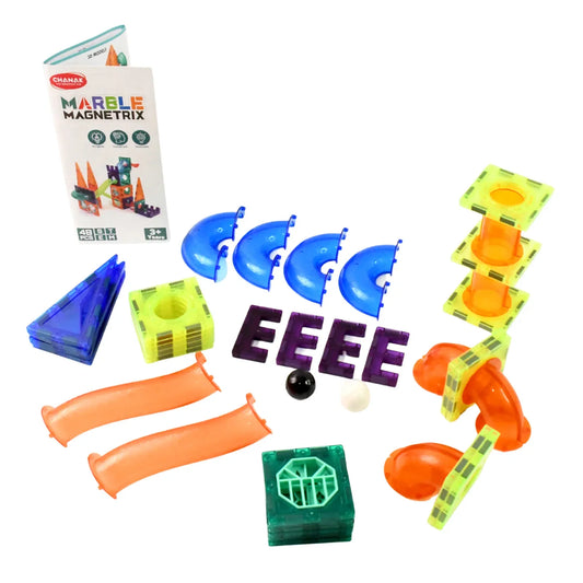 Marble Magnetrix Magnetic Marble Run Building Set - Zidbik