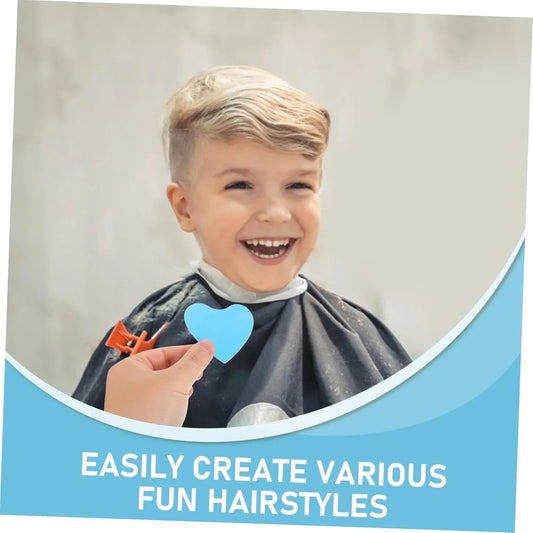 Haircut Design Stencil Set 6-in-1 Safe Hair Trimmer Molds - Zidbik