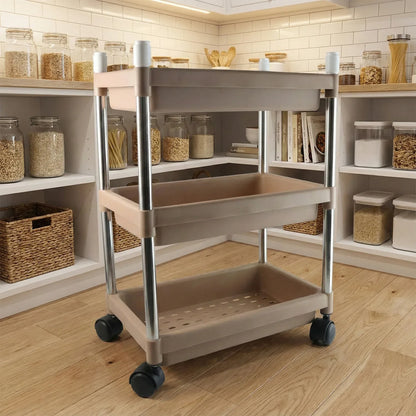 3-layer Multipurpose Storage Trolley - Zidbik