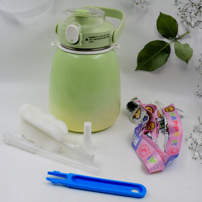 Stainless Steel Mug  Bottle Vacuum Insulated Cup With Handle (1200 Ml) - Zidbik