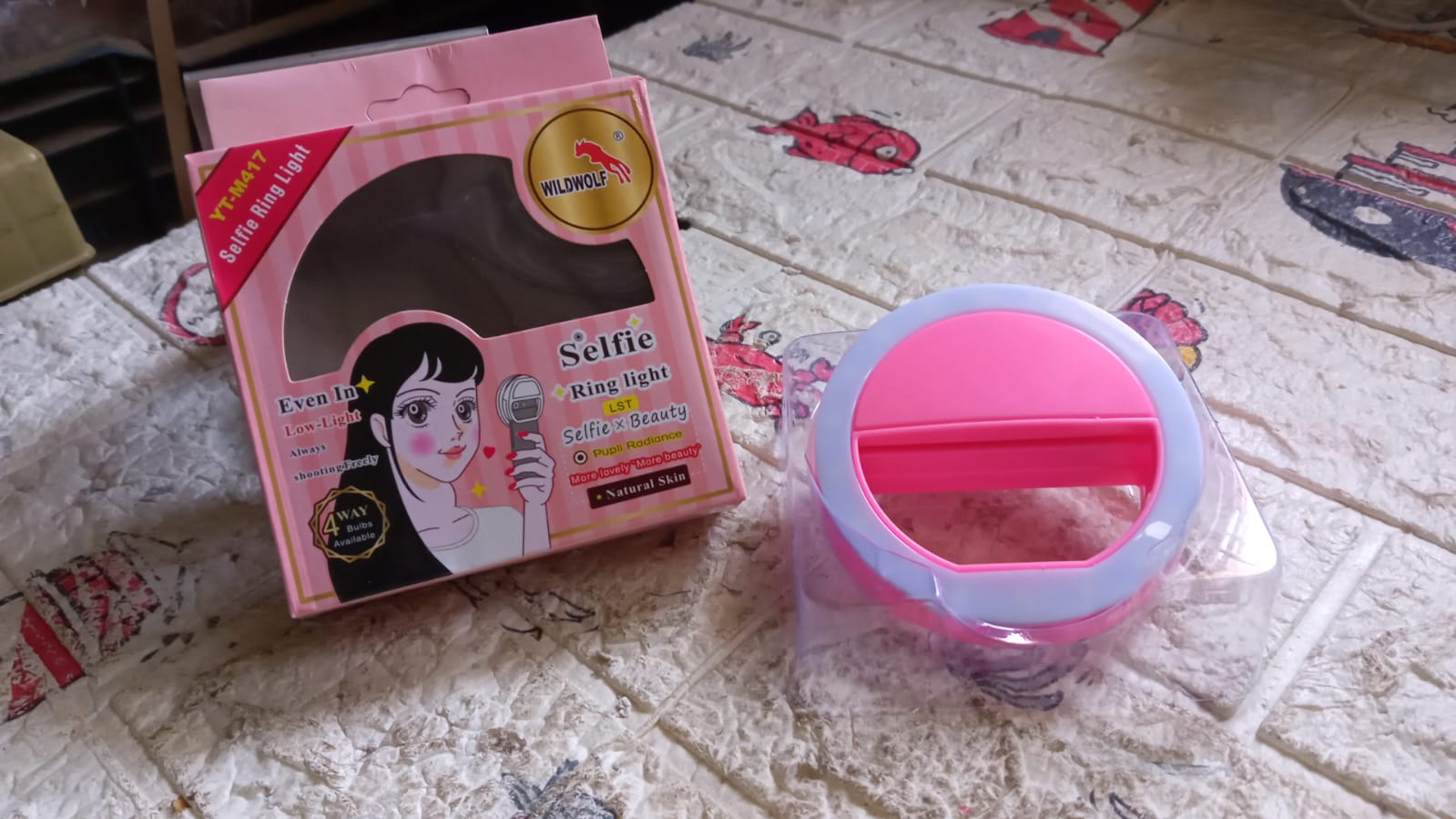 12881 Phone Selfie Light Selfie Ring Light Selfie Light For Smartphone Selfie Light For Phone Battery Operated Selfie Ring Light (Battery Not Included) - Zidbik