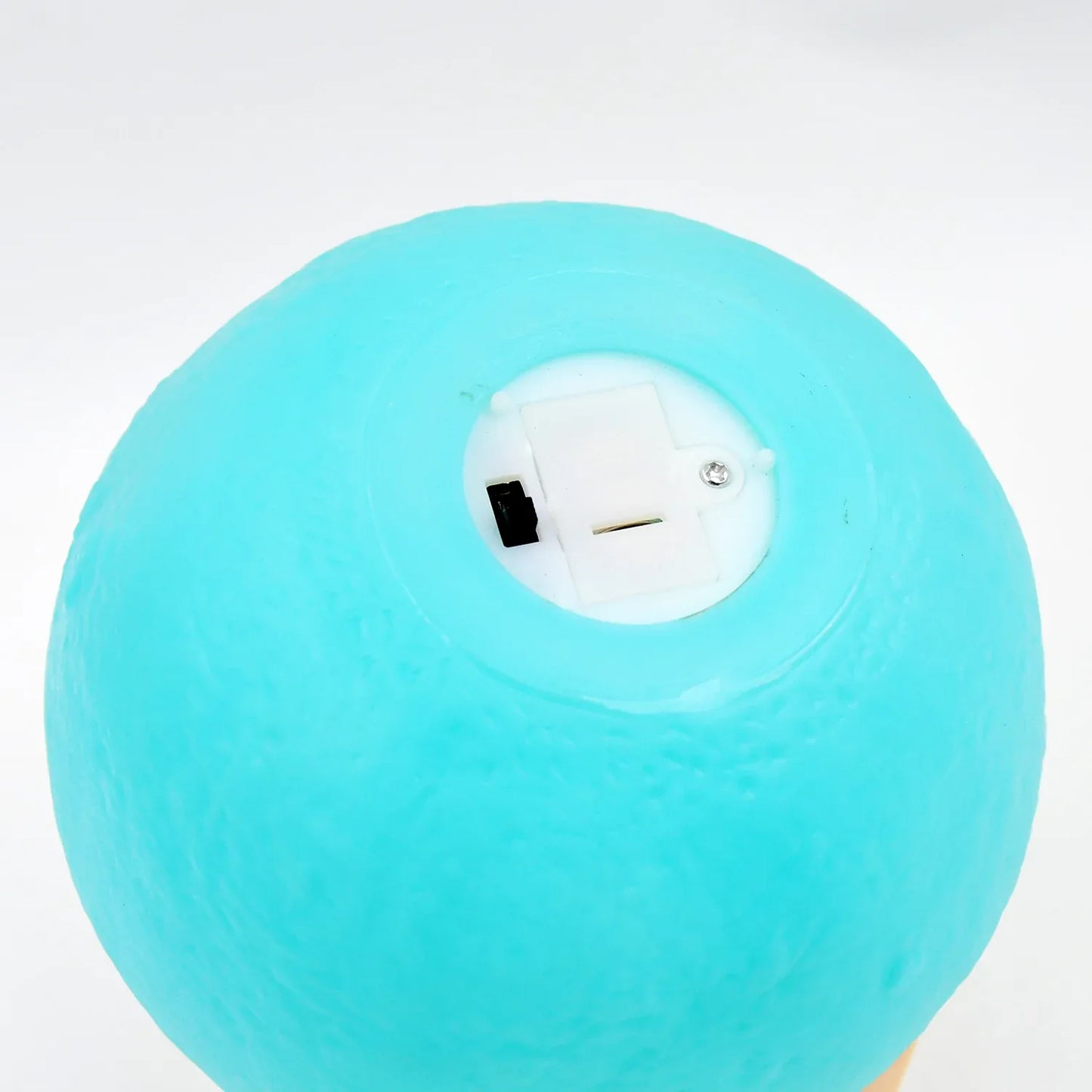 Moon Night Lamp Blue Color With Plastic Stand (15 X12 Cm 1 Pc) - Zidbik