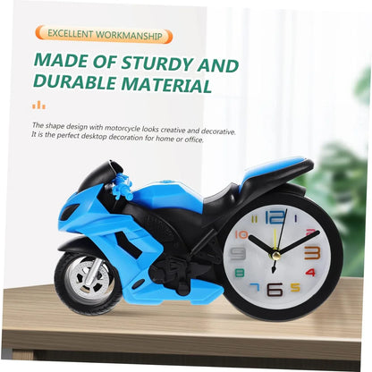 17639 Fashioned Alarm Clock Novelty Retro Motorcycle Motorbike Engine Style Clocks Alarm Clock Desktop Decoration Kids Gift - Zidbik