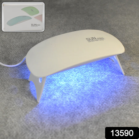 Uv Led Lamp Nail Dryer Mini Portable Nail Lamp Professional  (1 Pc) - Zidbik