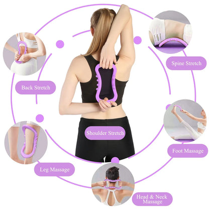 1647 Yoga Ring Pilates Ring Magic Circle Portable Fitness Tool - Zidbik