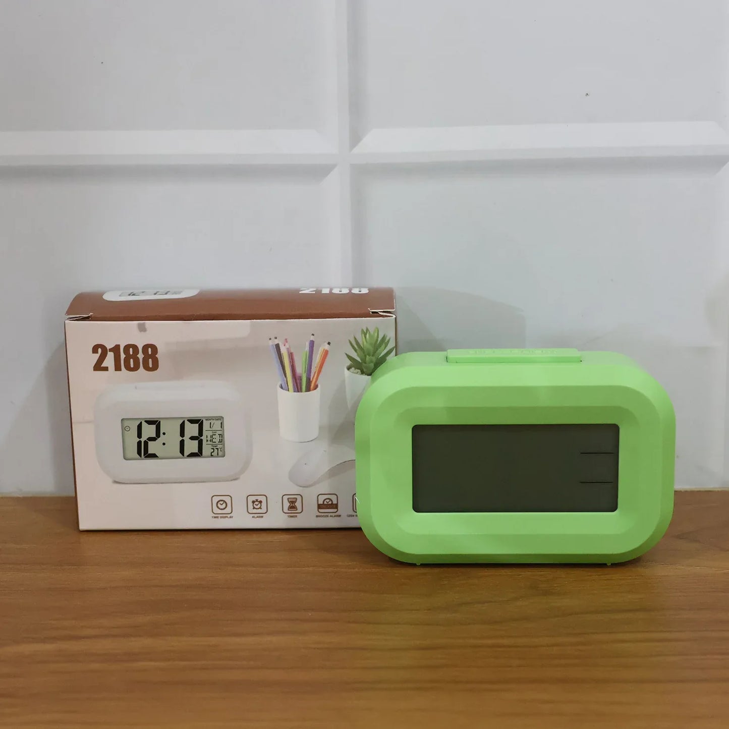 Digital Alarm Clock With Clear Display (1 Pc) - Zidbik