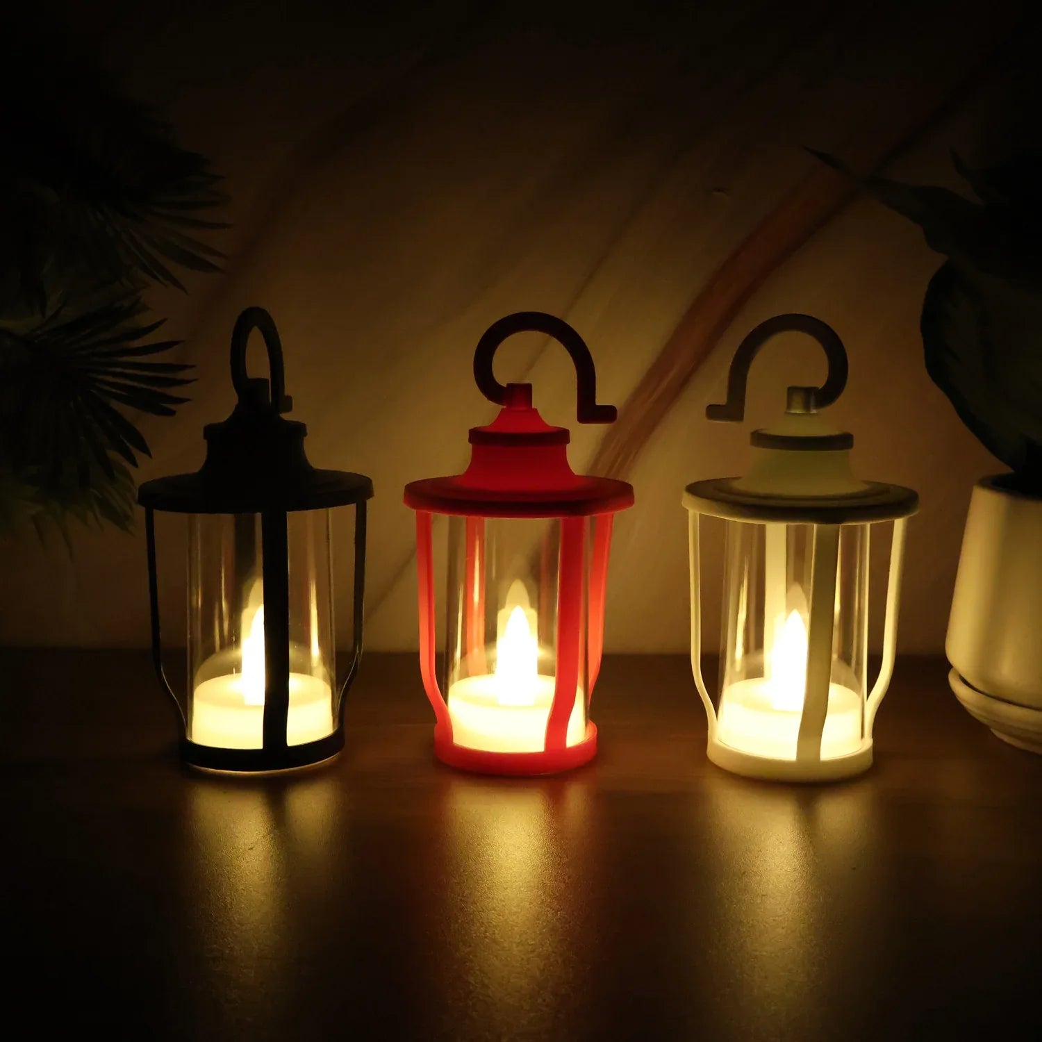 Decorative Lantern Shaped Flameless Led Candles (12 Pc) - Zidbik