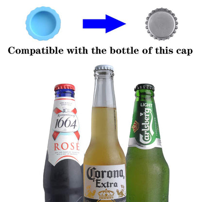 4789 Beer Savers Caps 6pc Used In Soda And Cold-drink Bottles For Covering Bottle Mouth. - Zidbik