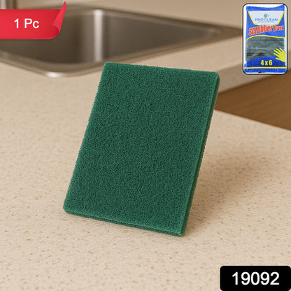 Pro Clean Heavy-duty Kitchen Scrubber Pad  4x6 Inch (1 Pc) - Zidbik