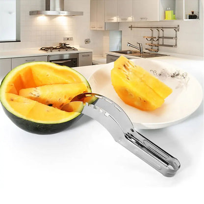2047l Stainless Steel Watermelon Cantaloupe Slicer Knife Corer Fruit Vegetable Tools Kitchen - Zidbik
