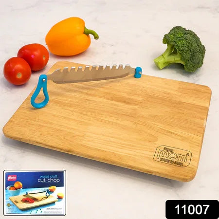 Supermom Wooden Craft Cutting And Chopping Board (1 Pc) - Zidbik