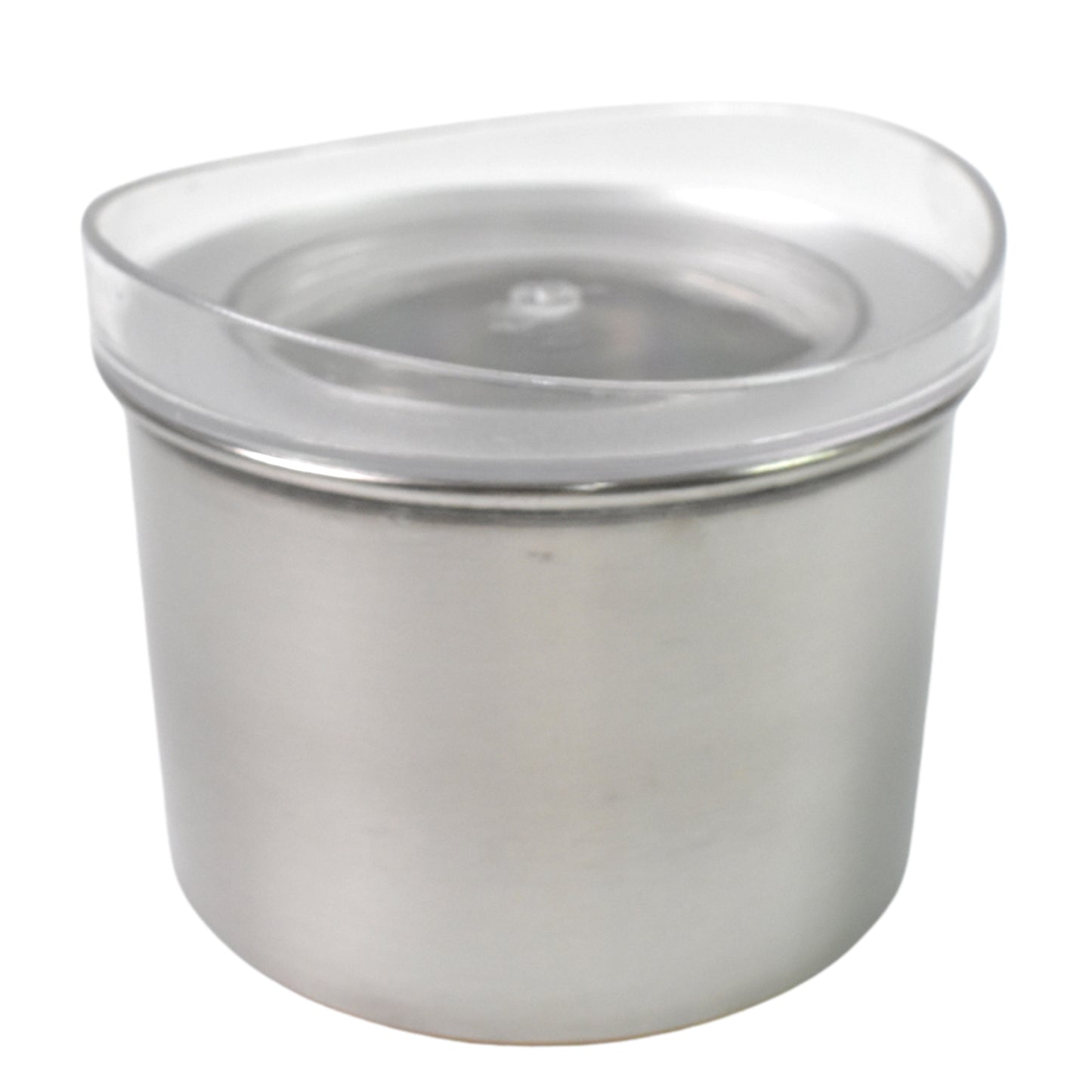 Multipurpose Stainless Steel Airtight Containers With See Through Lid (1 Pc  500 Ml) - Zidbik