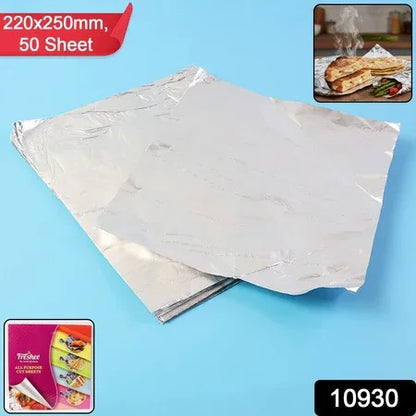 Aluminium Foil Cut Sheets 220250 Mm 50 Sheets - Zidbik