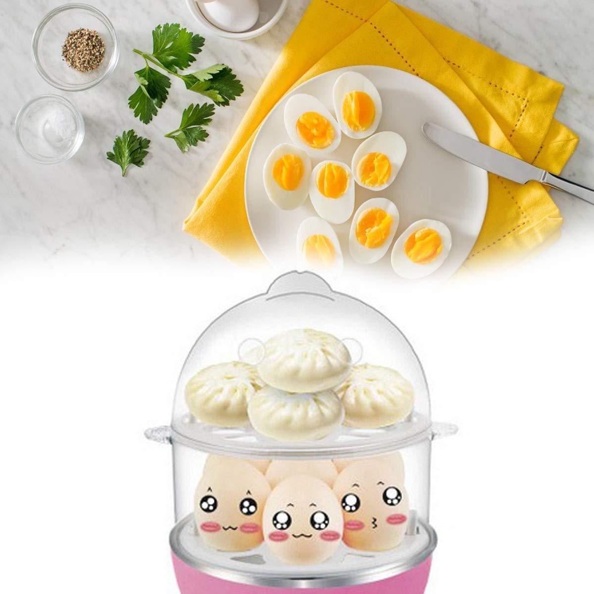 115 Multi-function 2 Layer 14 Egg Cooker Boilers  Steamer - Zidbik