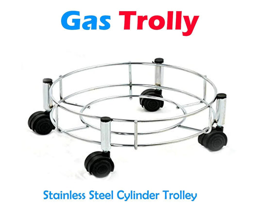 118 Stainless Steel Gas Cylinder Trolley - Zidbik