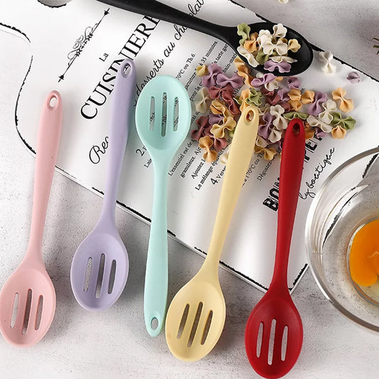 5449 Silicone Cooking Cookware Heat-resistant Kitchen Utensils Cookware Kitchenware (27cm) - Zidbik