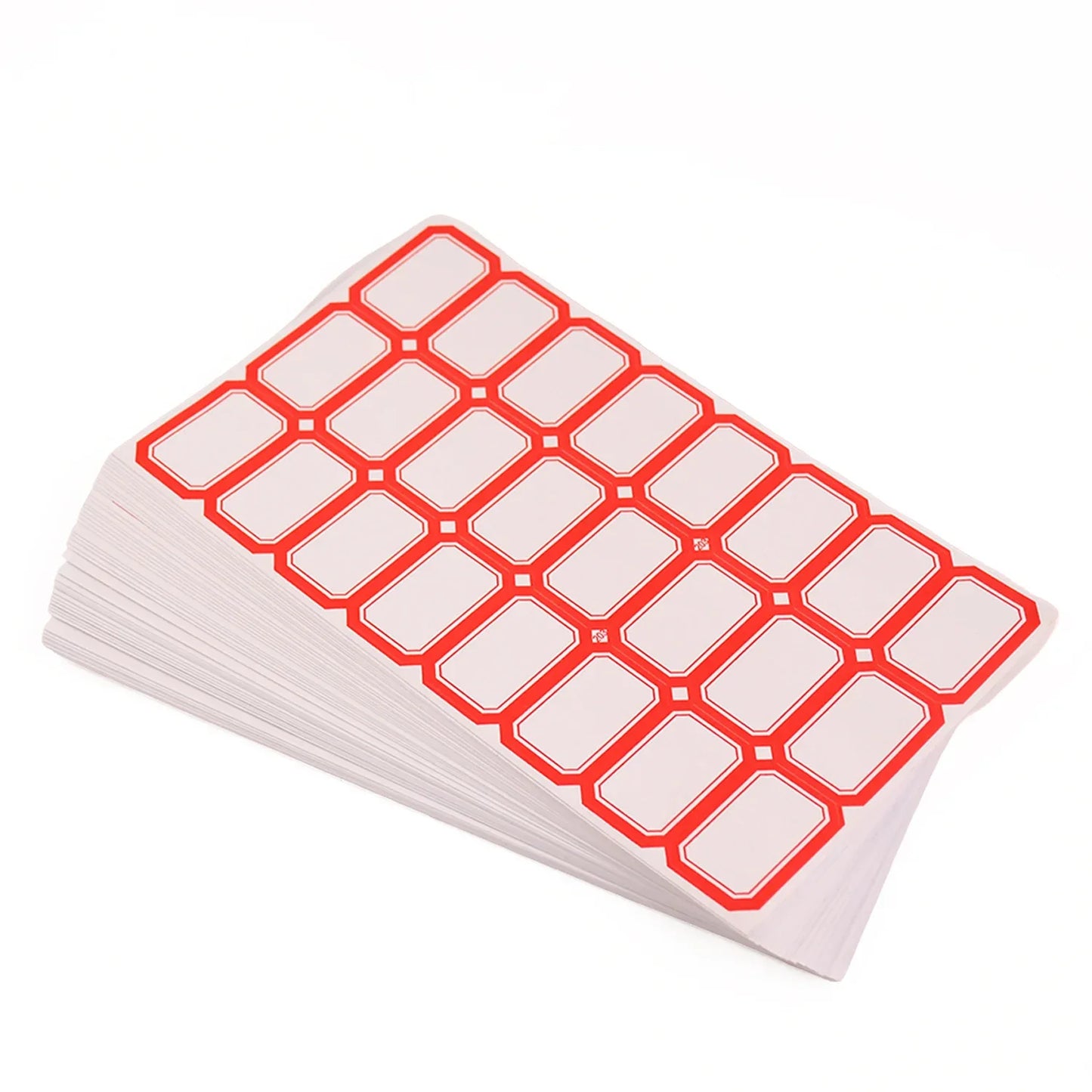 Multipurpose Writable Blank Label Sticker Sheets (50 Sheet) - Zidbik