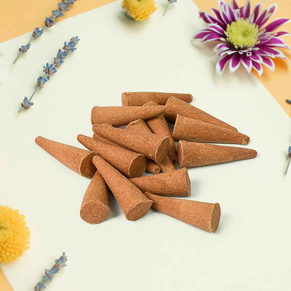 Dark Rose Dhoop Cones Premium Dark Rose Dhoop (120 Gm.)