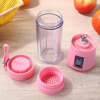 133 Portable Usb Electric Juicer - 6 Blades (Protein Shaker) - Zidbik