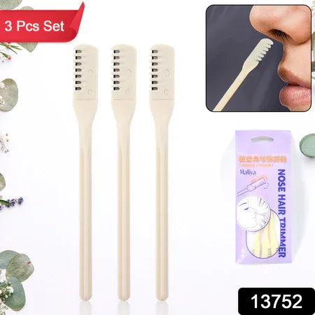Nose Hair Removal Trimmer Nose Hair Remover Razor Kit Blade (3 Pcs Set) - Zidbik