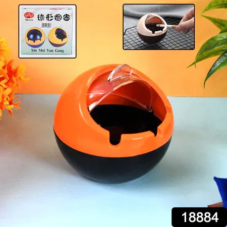 Ball Ashtray Pp Plastic Windproof With Lid Indoor Outdoor Patio Car Portable Ashtray - Zidbik