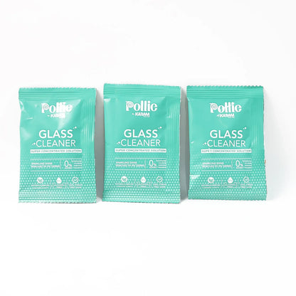 Pollic Kadam Concentrated Glass Mirror Cleaner Refill Kit With Reusable Spray Bottle - Zidbik