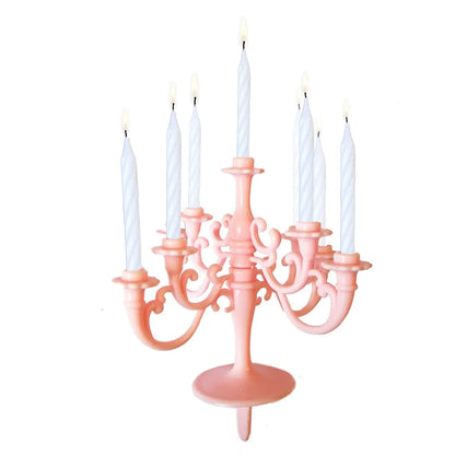 8353 Luxury Birthday Candles Special Cake Candles Stand Party And Event Unique Candle Cake Topper With 9 Candles Cake Candle Holders Cake Decorations Romantic Propose Candles - Zidbik
