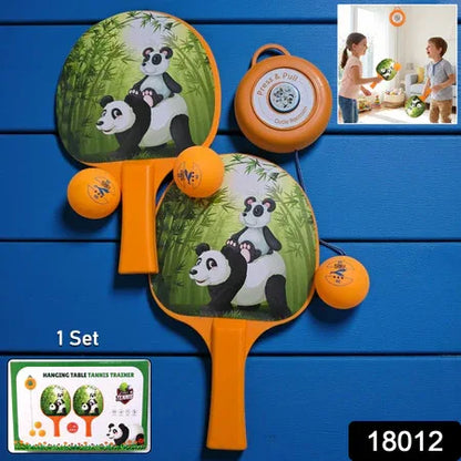 Hanging Table Tennis Trainer Set For Kids (1 Set) - Zidbik
