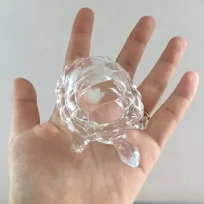 1194 Crystal Glass Turtle-tortoise For Feng Shui And Vastu - Zidbik