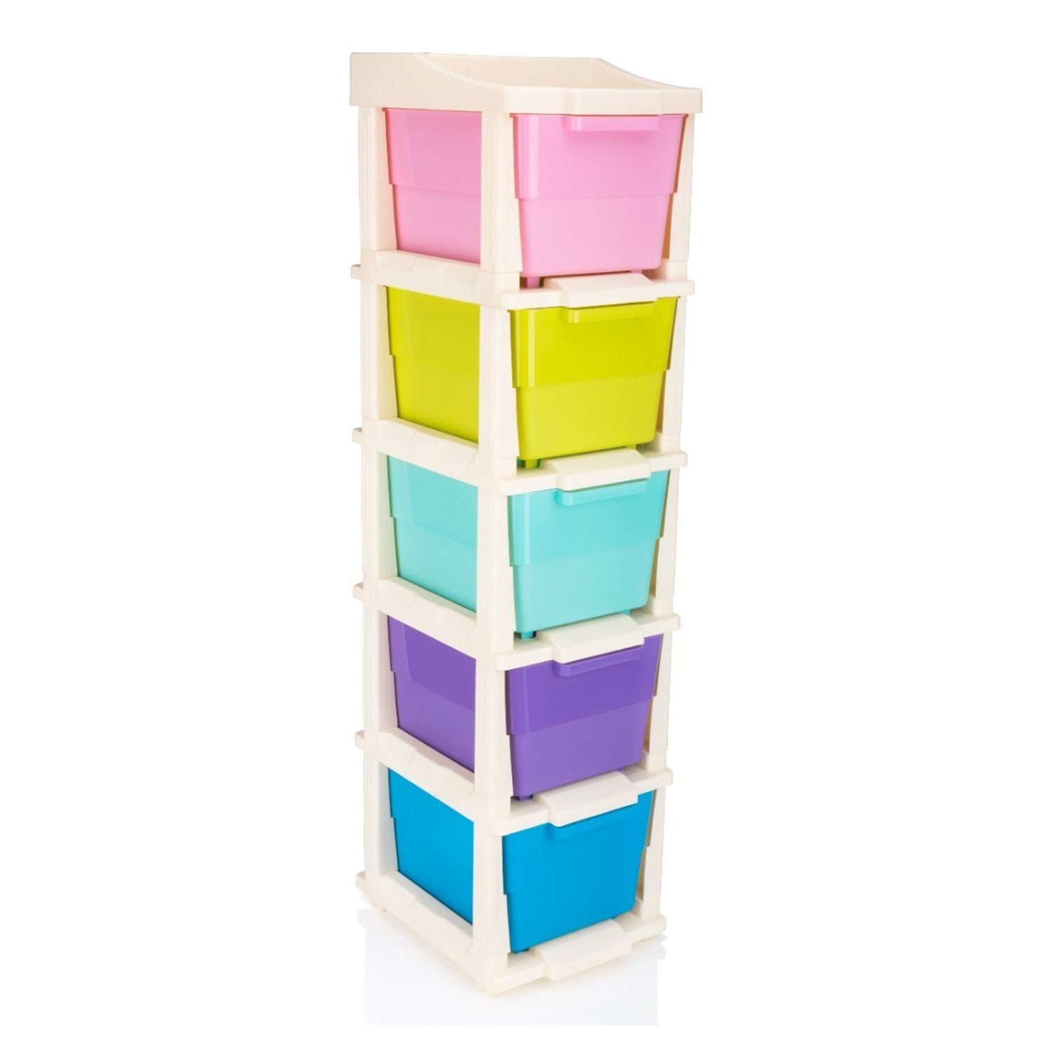 0702 5 Layer Multi-purpose Modular Drawer Storage System - Zidbik