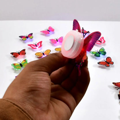 6497 Butterfly 3d Night Lamp Comes With 3d Illusion Design Suitable For Drawing Room Lobby. (Pack Of 50) - Zidbik