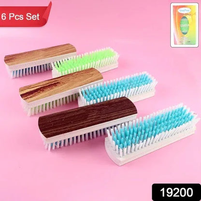 Veepee 6-piece Cloth Washing And Cleaning Scrub Brush Set - Zidbik