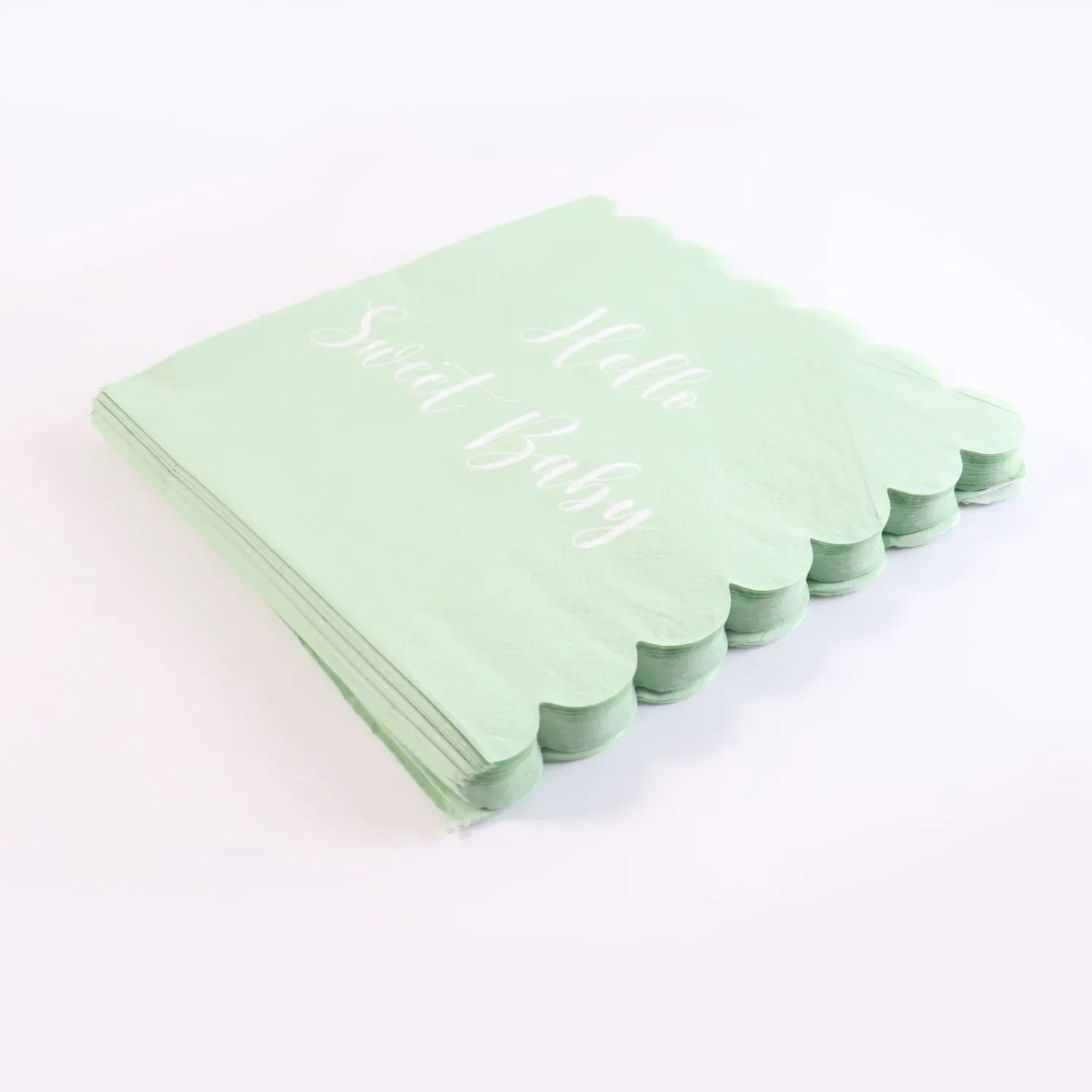 Hello Sweet Baby Party Paper Napkins (31 X 31 Cm 24 Pc) - Zidbik