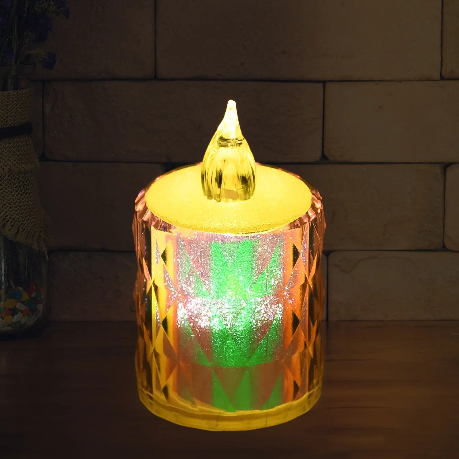 24 Pc Flameless And Smokeless Decorative Melting Candles Led Tea Light Candle Flickering Electronic Candle - Zidbik