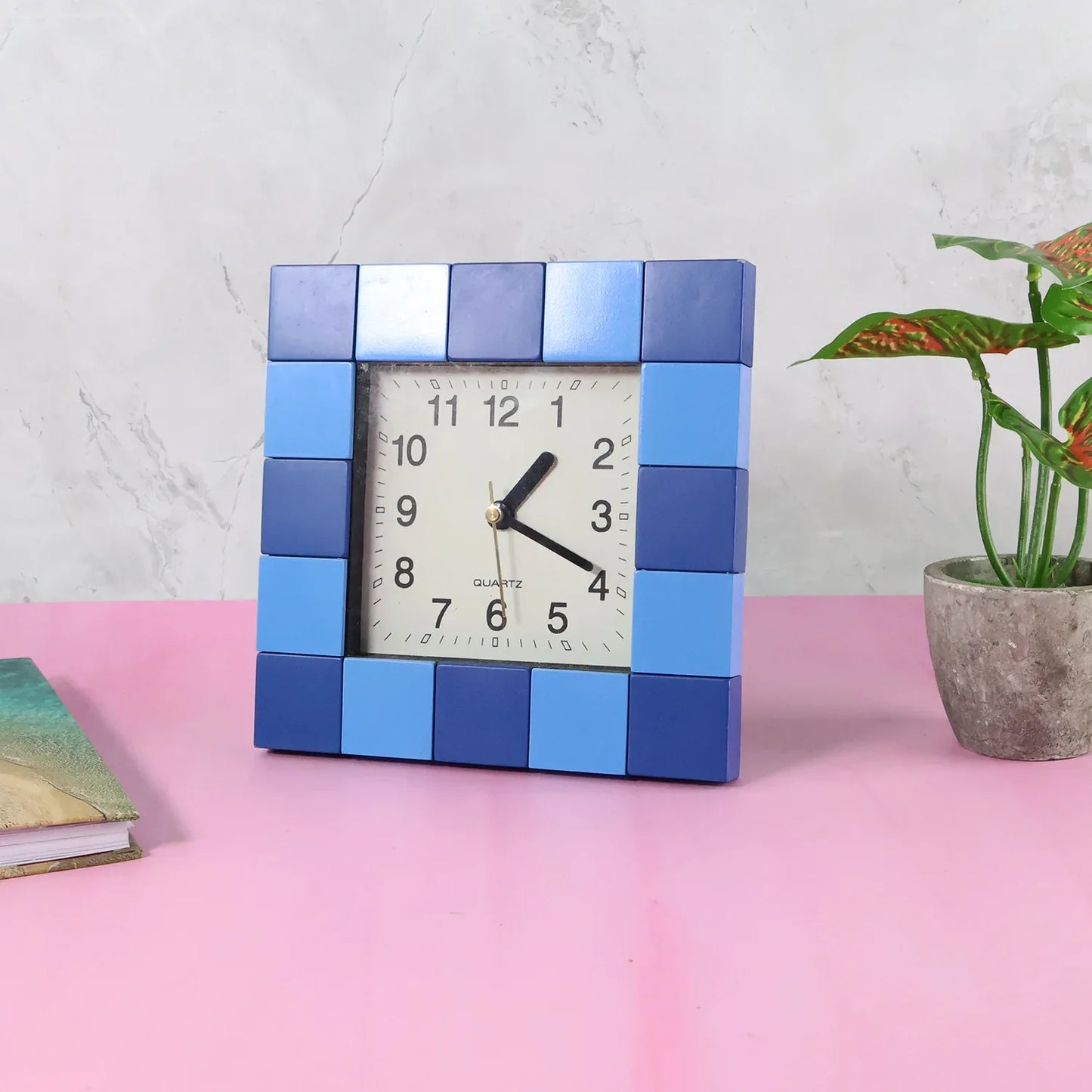 Square Quartz Table Clock - (1 Pc) - Zidbik