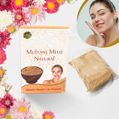 12791 100gram Herbal Tan Removing Multani Mitti Face Pack For Skin Care Age Group - Zidbik
