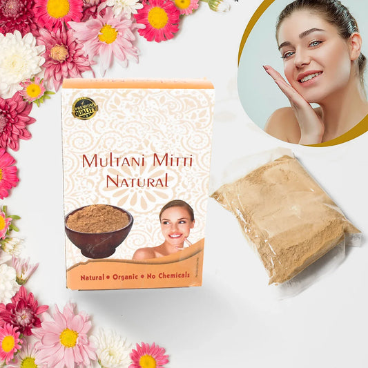 12791 100gram Herbal Tan Removing Multani Mitti Face Pack For Skin Care Age Group - Zidbik