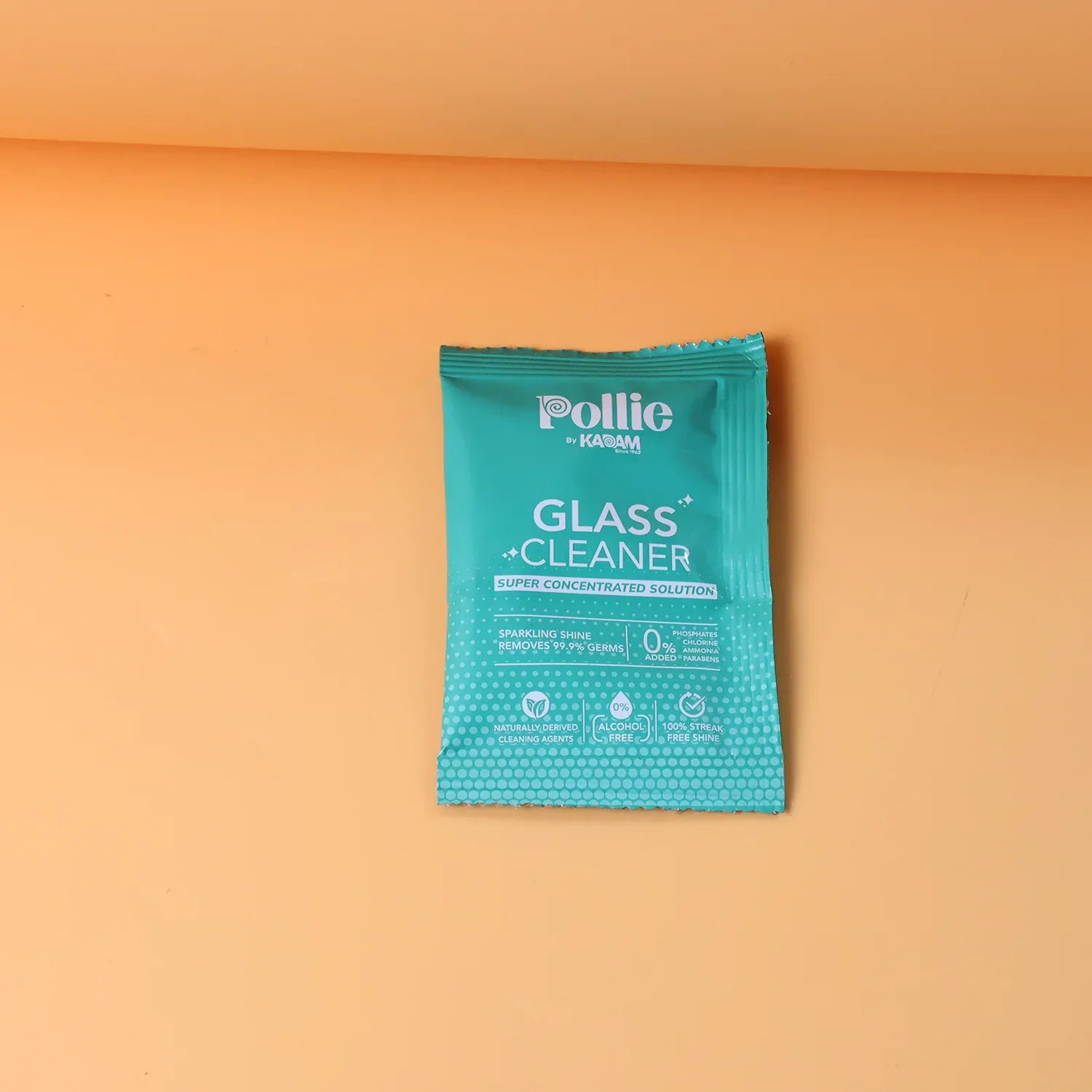 Pollic Kadam Concentrated Glass Mirror Cleaner Sachet (15 Gm) - Zidbik