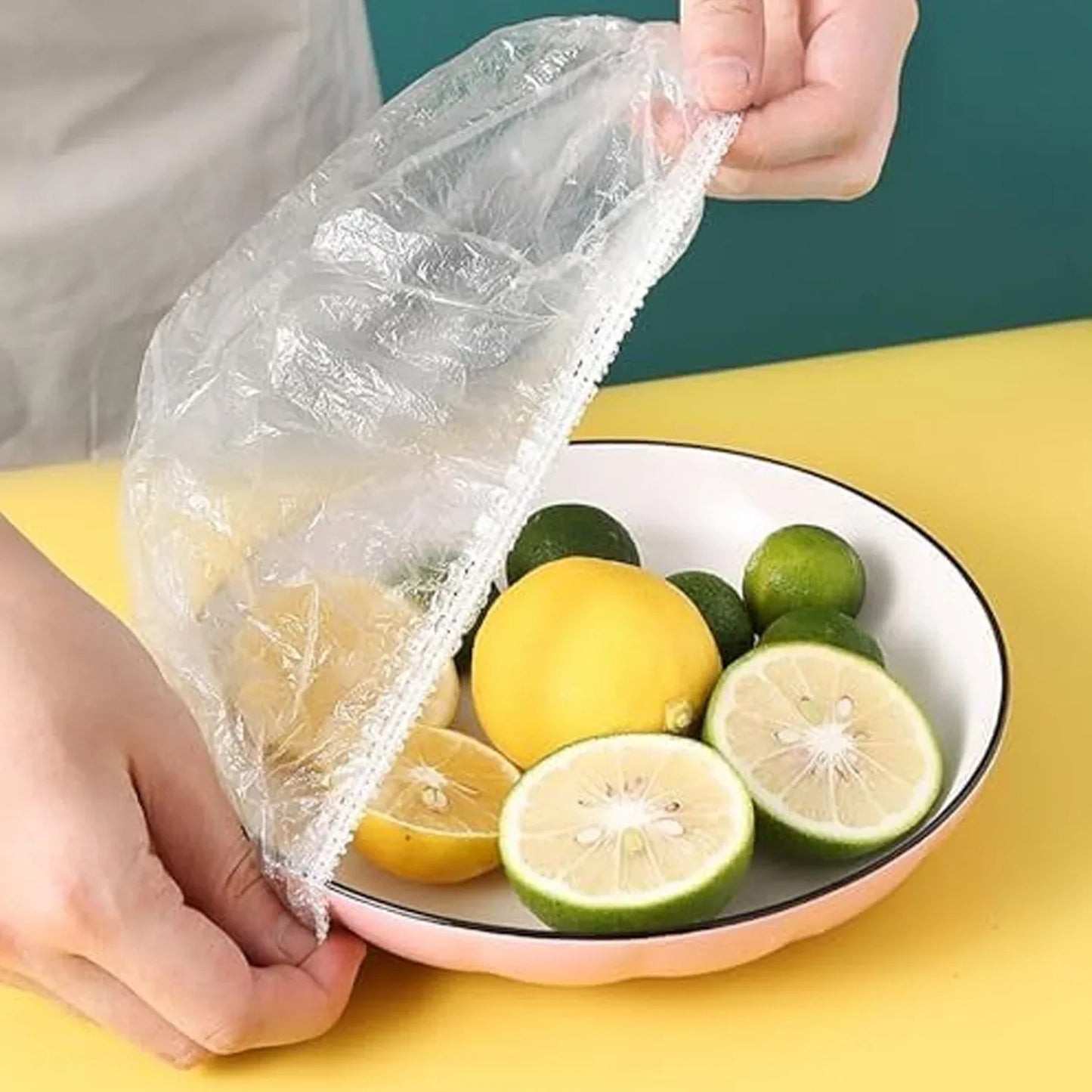 Disposable Elastic Food Storage Covers Bag (100 Pcs Set Big) - Zidbik
