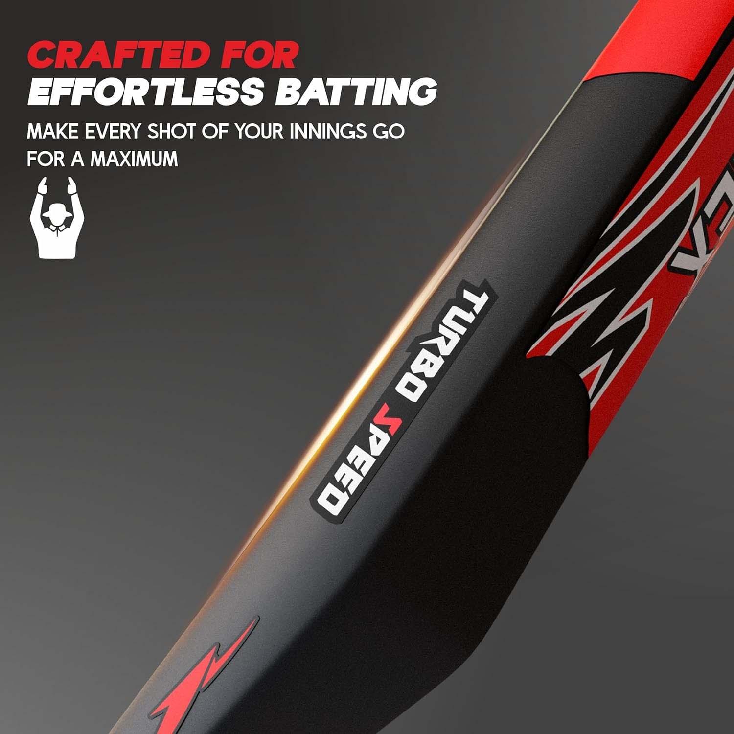 Lightweight Durable Plastic Cricket Bat (87 X 11 Cm 1 Pc) - Zidbik
