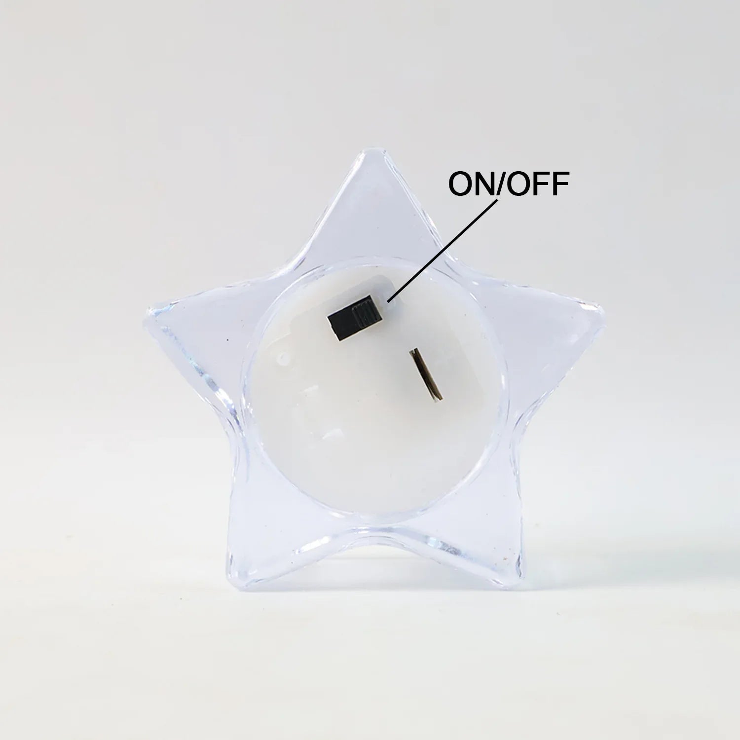 Flameless Star-shaped Led Candles (4 Pc Set) - Zidbik